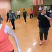 photo  les participantes des cours de zumba, avec à droite maryline journault leur professeure. celles-ci lanceront la fête de la musique en présentant leur spectacle durant plus d’une heure à la salle rossolini. 