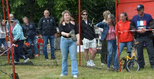 photo  le concours de lancer de botte s’est déroulé dimanche après-midi avec 111 inscrits et un lancer à 31,55 m pour baptiste lainé.  &copy;  ouest-france 