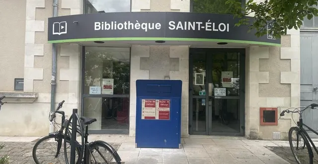 photo  la bibliothèque saint-eloi est située dans la place du même nom, à côté du musée des beaux-arts d’angers.  &copy;  ouest-france 