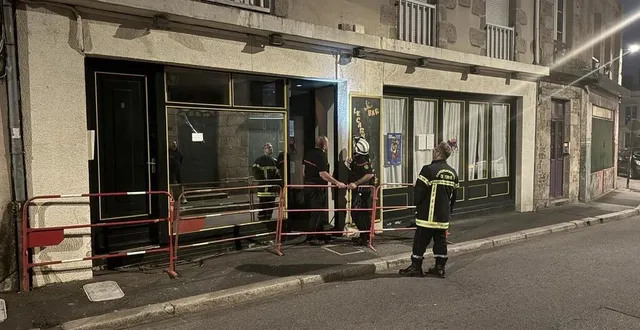 photo  après l'effondrement du plancher, le bar à chats est fermé jusqu'à nouvel ordre.  &copy;  ouest-france 