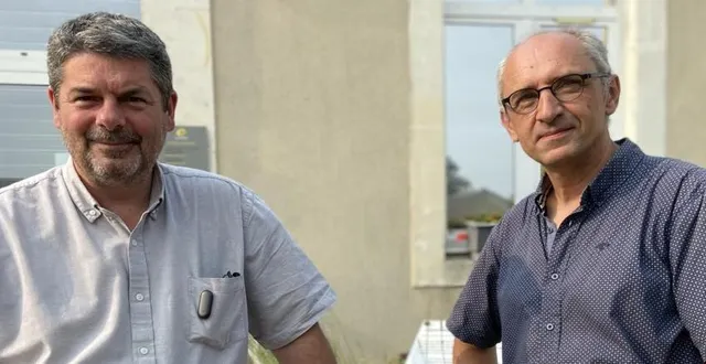 photo  nicolas mourier et gilles menant espèrent voir de nombreux locaux participer au chantier concordia  &copy;  ouest-france 