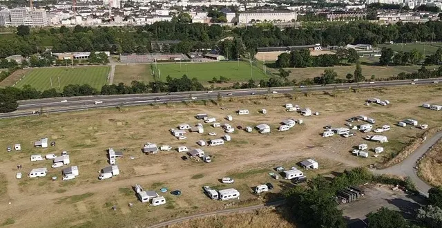 photo  a la baumette il existe une aire de grands passages. depuis 2018, angers a créé deux aires d’accueil permanentes. d’autres types d’accueil sont proposés aux gens du voyage pour répondre à de nouvelles façons d’habiter.  &copy;  ouest-france 