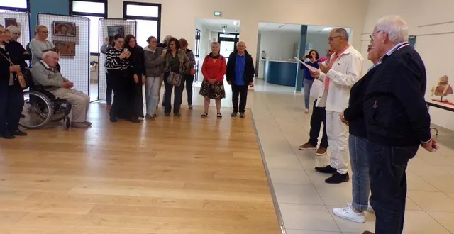 photo  l’exposition annuelle d’expression artistique ruaudinoise a réuni 85 tableaux.  &copy;  le maine libre 