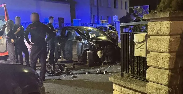 photo  la collision a été particulièrement violente.  &copy;  photo fournie par un témoin 