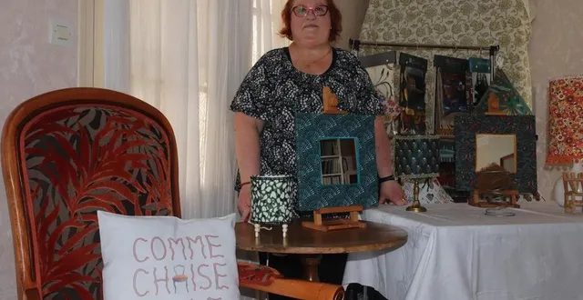 photo  claire quentin est tapissière d’ameublement et redonne vie aux fauteuils.  &copy;  ouest-france 