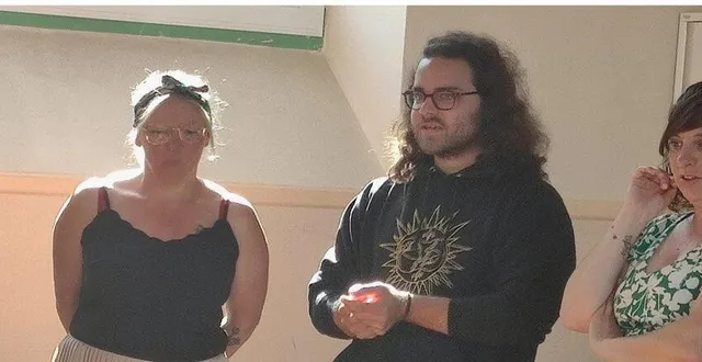 photo  virginie bru-orhon, benjamin dalifard et magalie guccardo, membres du bureau.  &copy;  ouest-france 