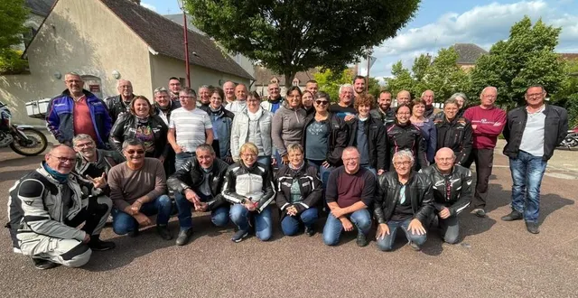 photo  les motards ont parcouru 450 km lors de la balade  &copy;  le maine libre 