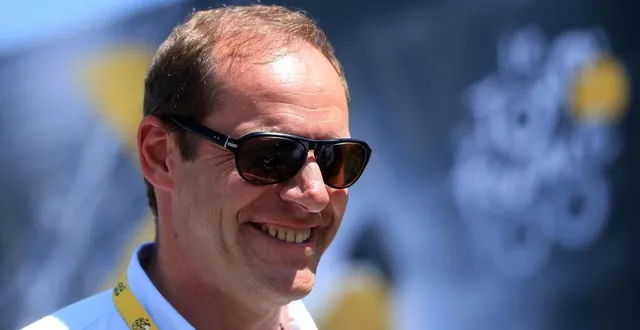 photo  christian prudhomme, directeur du tour de france, va jouer dans la série « un si grand soleil ».  &copy;  getty images via afp 