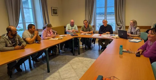 photo  le conseil municipal de marigné-laillé (sarthe) était réuni jeudi 5 juin 2025.  &copy;  ouest-france 