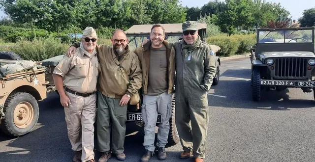 photo  départ vers la normandie pour quelques membres du cvmh.  &copy;  cvmh 