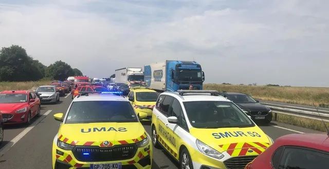 photo  ce dispositif d’urgence permet de coordonner les actions de tous les acteurs impliqués en cas de grave accident. comme ce vendredi 13 juin 2025, sur l’a81, près du mans (sarthe).  &copy;  ouest-france 