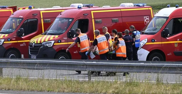 photo  l’accident de ce vendredi 13 juin 2025 sur l’a81 a fait plusieurs morts et de nombreux blessés.  &copy;  marc ollivier/ouest-france 