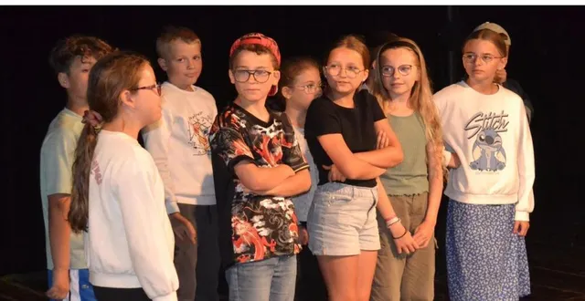 photo  les dernières répétitions des élèves.  &copy;  le maine libre 