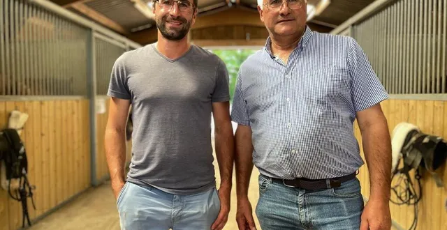 photo  guillaume et jean-pierre garçon incarnent une jolie réussite familiale.  &copy;  ouest-france 