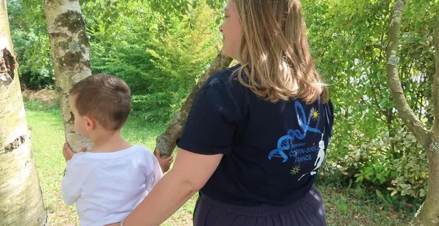 photo  beaufort-en-anjou, le 13 juin 2025. a deux ans et demi, le petit jassim souffre d’un handicap invisible, pas toujours facile à faire accepter aux yeux des gens.  &copy;  co - agathe le nueff 