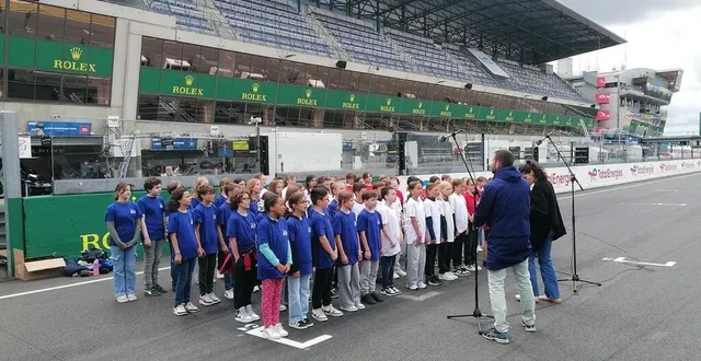 photo  les enfants entonneront la marseillaise à 15 h 34 exactement, samedi 14 juin 2025.  &copy;  citézarts 
