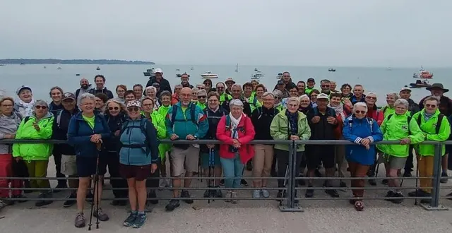 photo  les randonneurs de jumelles-rando sur l’île d’oléron.  &copy;  jumelles-rando 
