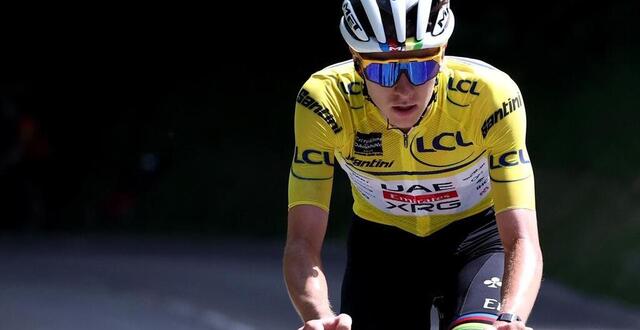 photo impérial dans les alpes, tadej pogacar n’est plus qu’à 1230 kilomètres de la victoire finale. © afp