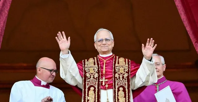 photo  le pape léon xiv, élu le 8 mai 2025, au vatican.  &copy;  afp 