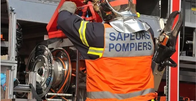 photo  une vingtaine de pompiers se sont mobilisés.  &copy;  archives co 