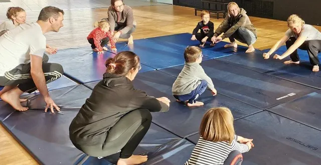 photo  un stage de cirque main à main, découverte trapèze et tissu pour enfants et parents est proposé le mardi 8 juillet.  &copy;  archives le maine libre 