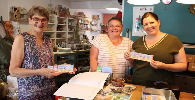 photo  des billets disponibles à l’échappée belle et au bar le penalty.  &copy;  ouest-france 