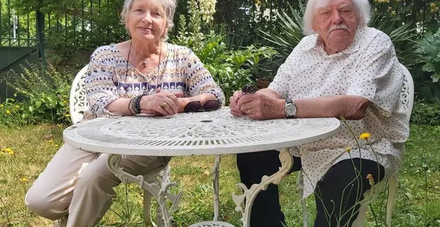 photo  marie et andré clément accueilleront les amateurs de musique dans le cadre verdoyant du parc en bordure du loir.  &copy;  le maine libre 