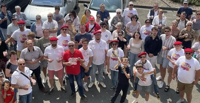 photo  la fanfare la chantenaysienne a fêté son titre lundi 9 juin, à l’occasion d’un verre de l’amitié.   &copy;  le maine libre 