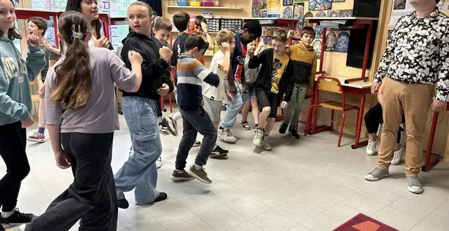 photo  face à l’écran et devant la caméra, les écoliers de verron ont échangé une dernière fois avec leurs camarades d’outre-rhin jeudi dernier avant de les retrouver depuis ce lundi 16 juin en moselle.  &copy;  le maine libre 