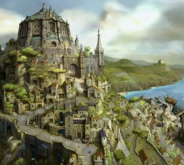 Les villes de Bravely Default sont plutôt jolies. Square Enix photo les villes de bravely default sont plutôt jolies. © square enix
