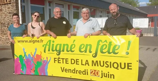 photo  une partie des bénévoles de l’association aigné animations.  &copy;  ouest-france 