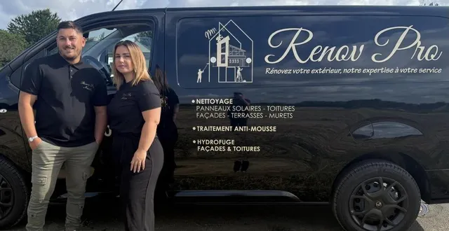photo  nicolas lemoine et maëva mandemain sont à la tête d’une entreprise de nettoyage d’extérieurs, ils interviennent dans l’orne, la mayenne et la sarthe.  &copy;  ouest-france 
