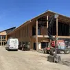 photo  le chantier de la future école ginette-kalinka : d’un montant de 9 millions d’euros, l’établissement qui se construit dans le quartier vallée d'auge est le plus important investissement de terres d’argentan interco. 