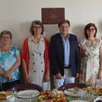 photo  patrick settier, adjoint de galiène cohu, martine crinière, galiène cohu, denys wissler, madina koumaritova et jérôme coirier. 