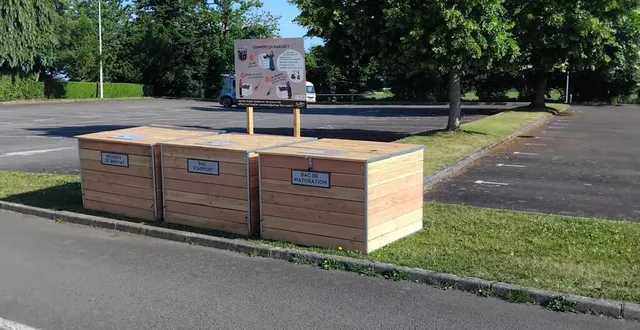photo  la semaine dernière, un composteur partagé a été installé près de la sallemaurice-lecoq. un autre sera installé près de l’école des vergers.  &copy;  ouest-france 