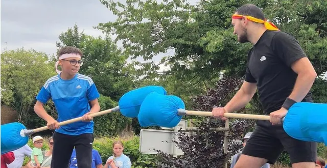 photo  le duel du coton-tige figurait parmi les épreuves.  &copy;  le maine libre 