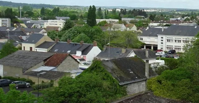 photo  une partie du secteur cœur de ville à réaménager entre les rues de paris, de vienne et les immeubles de l’avenue de rome, en mai 2023.  &copy;  archives ouest-france 