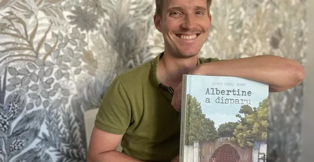 photo  vincent guerrier, journaliste et rédacteur en chef du journal le perche, cosigne la bd « albertine a disparu ».  &copy;  ouest-france 