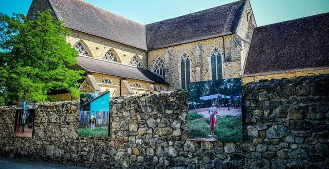 photo  les clichés de delphine blast habillent les murs de l’abbaye de l’épau à l’occasion de la 13e saison photographique.  &copy;  photo le maine libre - yvon loué 