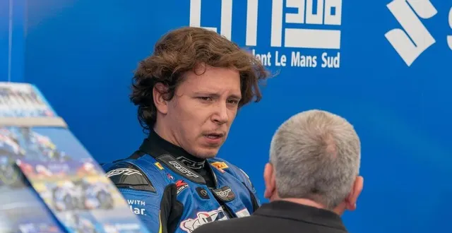 photo  killian aebi, l’un des pilotes du junior team engagés en championnat de france de vitesse.  &copy;  archives arnaud despelchain 