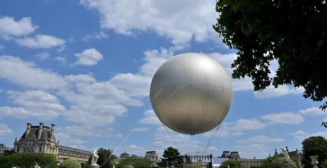 photo  la vasque olympique est de retour au jardin des tuileries, à paris. le premier vol est programmé pour le soir du 21 juin 2025, pendant le grand concert de la fête de la musique.  &copy;  photo stéphane geufroi / ouest-france 