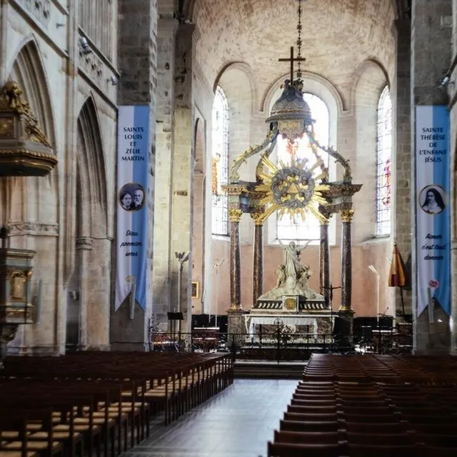 photo la basilique notre-dame d'alençon (orne).  ©  ouest-france