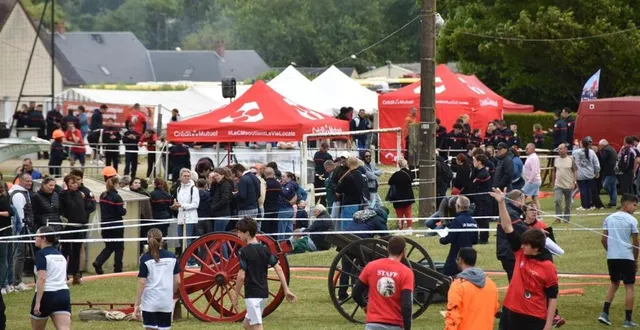 photo  les jsp du département se sont donné rendez-vous sur le stade pour se tester lors des différentes épreuves.  &copy;  le maine libre 