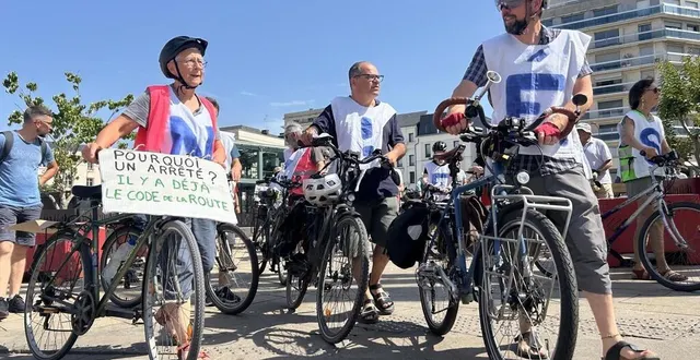 photo  le mans, samedi 21 juin 2025. les cyclistes en colère ont manifesté ce samedi contre l’arrêté leur interdisant l’accès des rues piétonnes le samedi.  &copy;  le maine libre 