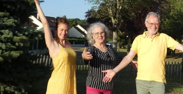 photo  pauline pelosi (à gauche), en compagnie d’anne tancoigne et de jean françois-paris.    &copy;  le maine libre 