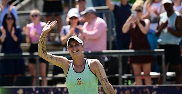photo marketa vondrousova revient en forme au meilleur des moments, à une semaine du début de wimbledon. © tobias schwarz / afp