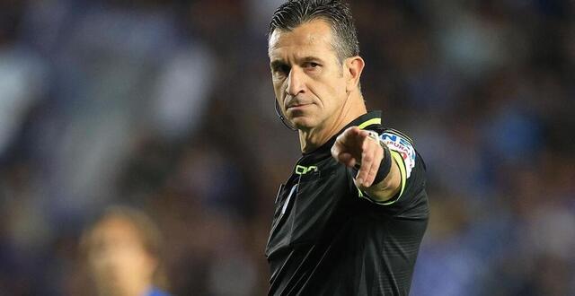 photo l’arbitre italien daniele doveri. © gabriele maltinti / getty images via afp