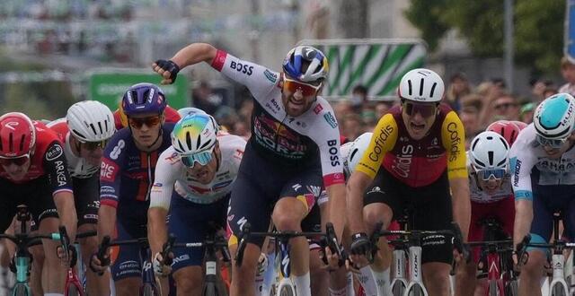 photo jordi meeus a remporté la copenhague sprint pour quelques centimètres devant trois français ce dimanche. © ida marie odgaard / afp