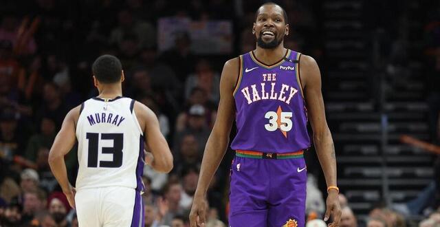 photo kevin durant passe des phoenix suns aux houston rockets. © christian petersen / getty images via afp