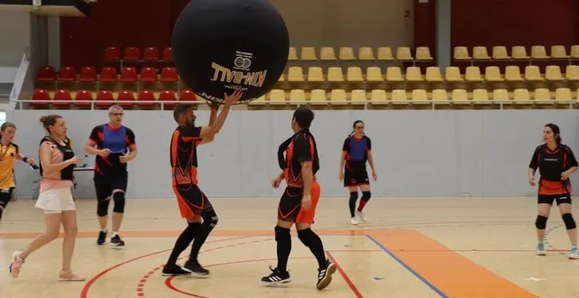 photo  la coupe de france de kin-ball s’est tenue samedi 21 et dimanche 22 juin 2025, au complexe sportif de kercado à vannes (morbihan).  &copy;  ouest-france 